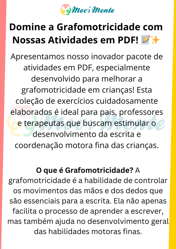 GRAFOMUNDO: Atividades para Desenvolver a Escrita - Image 2